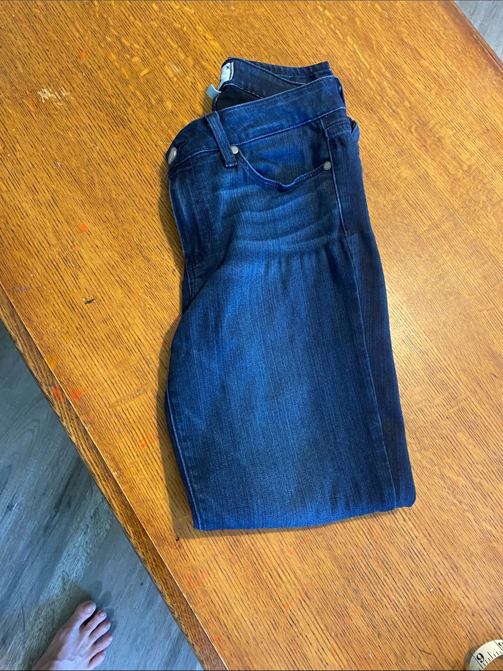 PAIGE Women's Skinny Jeans in Dark Blue Wash
